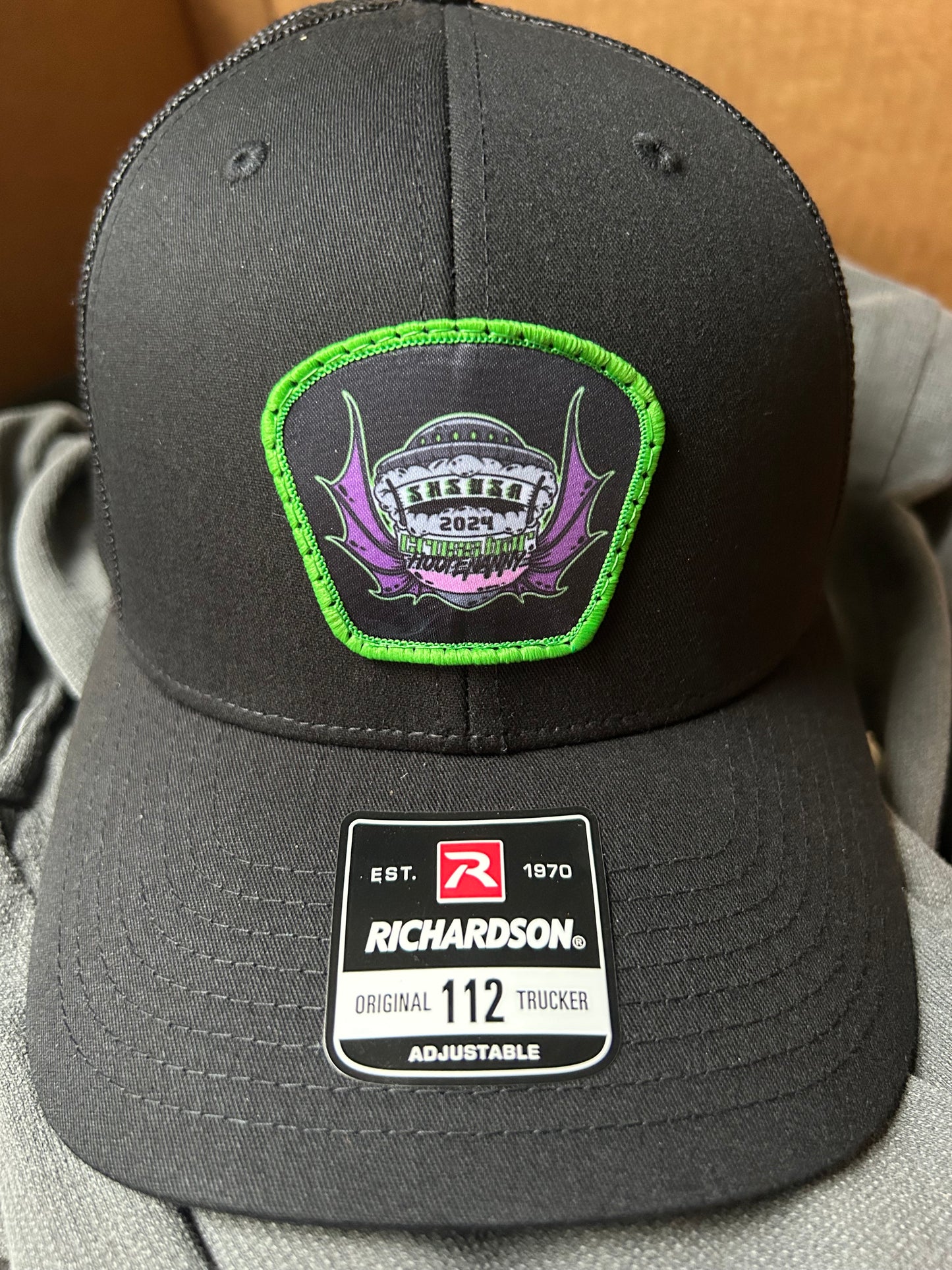 2024 Hootenanny Black Snapback Trucker Cap