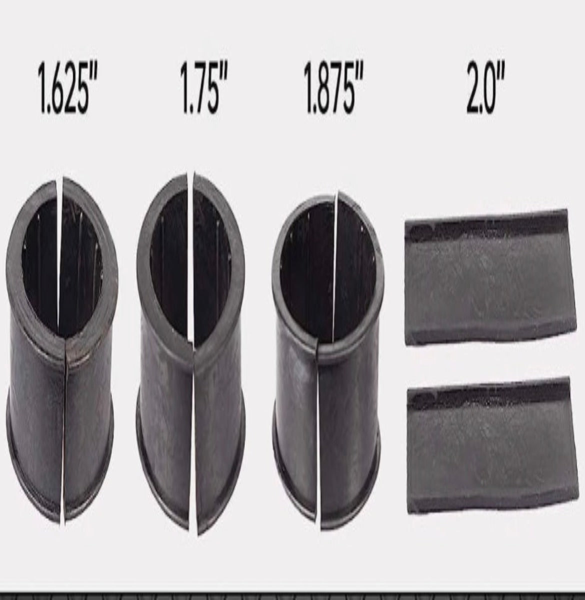 1.65-2.0" Clamp With Mounting Hole PAIR